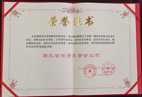 優(yōu)秀企業(yè)證書