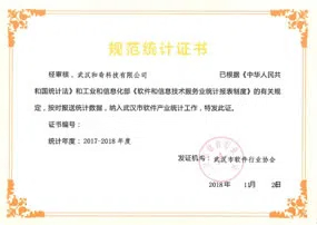 規(guī)范統(tǒng)計(jì)證書